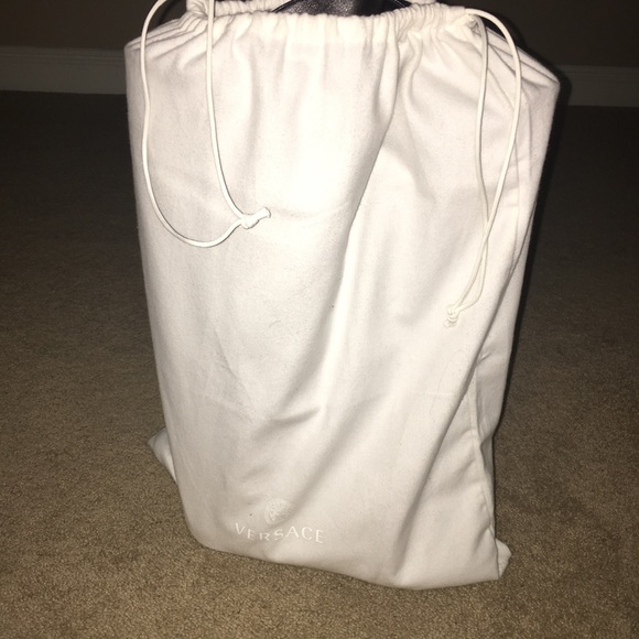 Brand New Versace Black Leather Boots - Picture 5 of 8